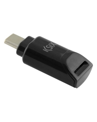 Micro SD till USB-C Adapter KSIX Svart