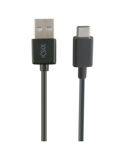 Cable USB-C a USB KSIX 3m Negro - Carga y Transferencia de Datos Rápida

