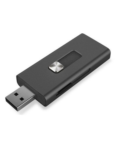Lecteur de cartes Micro SD KSIX Noir - Compact & Portable
