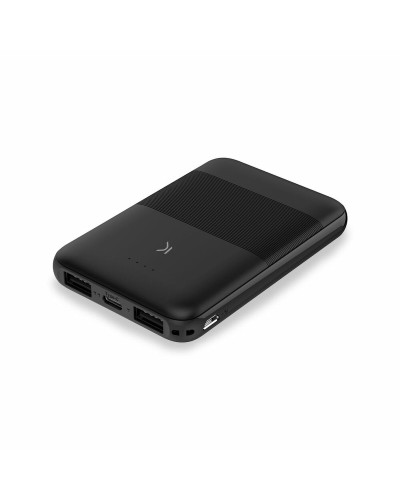 Ksix Power Bank 10000mAh Black - Portable Fast Charging for Smartphones
