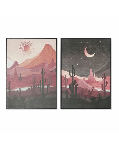 Maalaus DKD Home Decor Maisema (2 osaa) (50 x 3 x 70 cm)