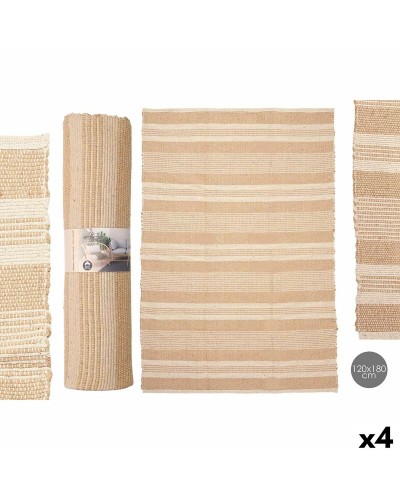 Matto GiftDecor NO.02 Valkoinen Ruskea 120 x 180 cm (4 osaa)