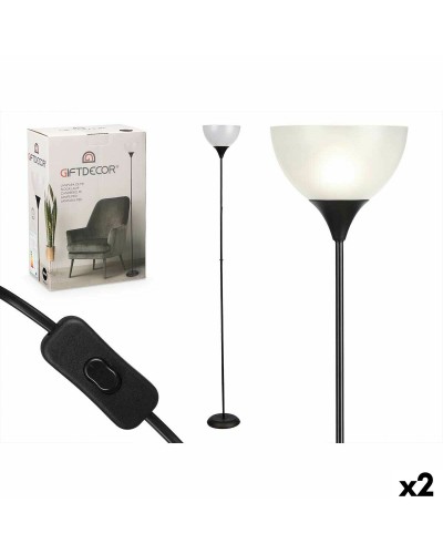 Golvlampa GiftDecor CE13581-3(132) Vit Svart 60 W 220-240 V 22 x 185 x 22 cm (2 antal)