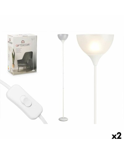 Vloerlamp GiftDecor CE13581-3(133) Wit 60 W 220-240 V 22 x 185 x 22 cm (2 Stuks)