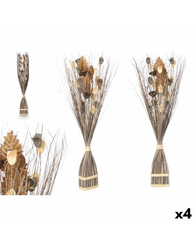 Fiore Decorativo Artificiale GiftDecor Grigio - 14 x 100 x 10 cm, 8 x 100 x 18 cm (Set da 4)