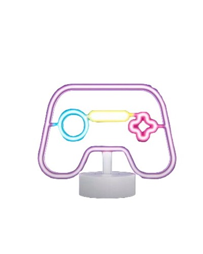 Lámpara de Escritorio LED Roymart con Forma de Mando de Videojuegos, Iluminación para Gamers y Decoración
