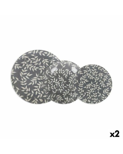 Set di Stoviglie Santa Clara Berna, 24 Pezzi per 6 Persone, Porcellana Bianca