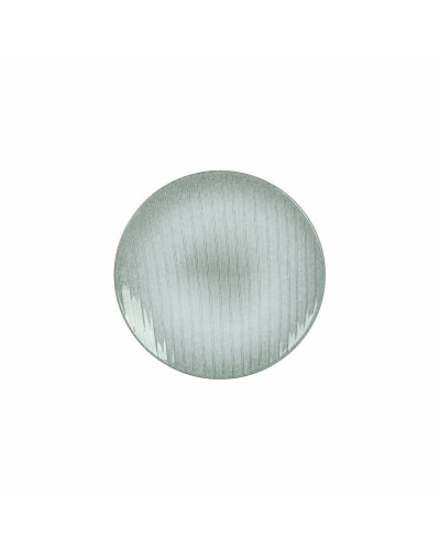 Plato Llano Verde 20x20x2,5 cm en Gres, DKD Home Decor
