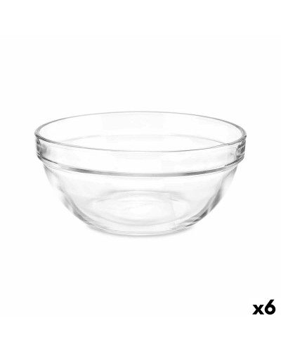Blandskål Vivalto 76760 Transparent Glas 14 x 6,5 x 14 cm 6 antal