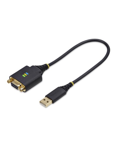 Startech USB to Serial Cable 30cm Black - USB to Serial DB9 RS232 Converter
