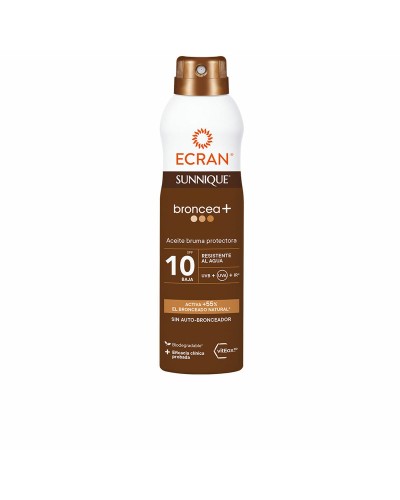 Ecran Sunnique Broncea+ Bräunungsöl Spray LSF10 - 250ml - Intensive Bräune
