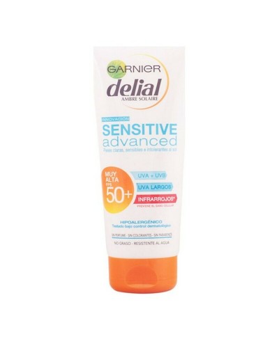 Delial Sensitive Advanced Sonnencreme Gesicht LSF50+ [Empfindliche Haut, Hoher Schutz]
