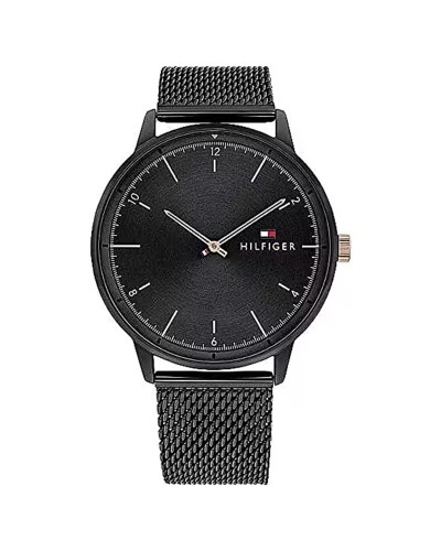 Tommy Hilfiger Reloj Hombre 1681404 Negro - Cronógrafo Deportivo
