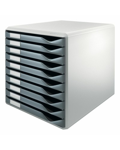 Leitz Form Set Classificatore Modulare - Grigio Scuro, Plastica
