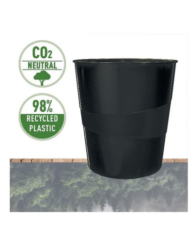 Soptunna Leitz Svart Papper