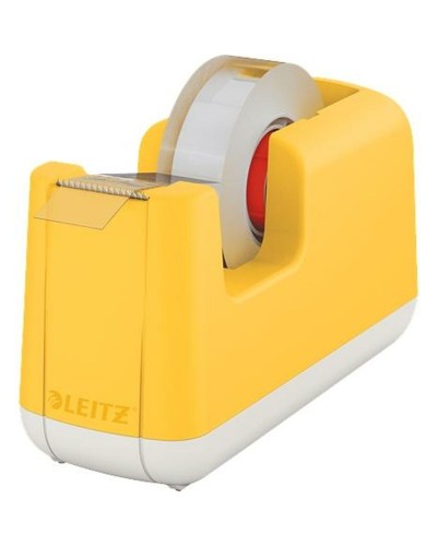 Leitz Cinta Adhesiva Amarilla ABS - Resistente y Visible
