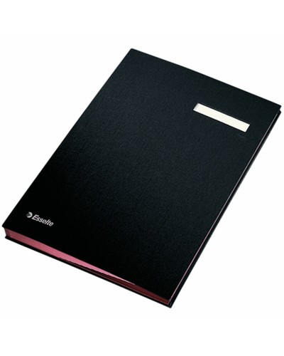 Esselte Porte-documents Noir A4 - Organiseur Documents Bureau/Maison
