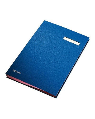 Esselte Porte-documents A4 Bleu - Organiseur Documents Bureau & Maison
