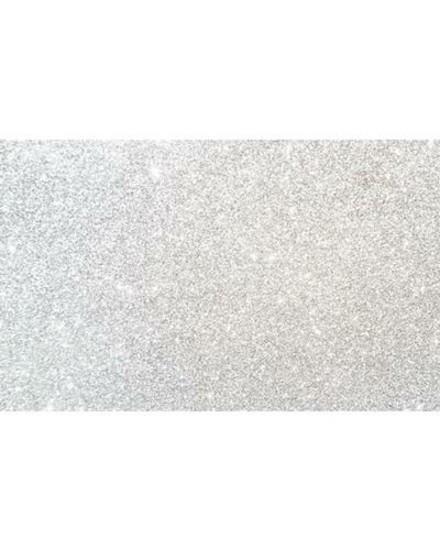 Eva Foam Fama Glitter White, 10 Sheets 50x70cm - Scrapbooking & Decorations
