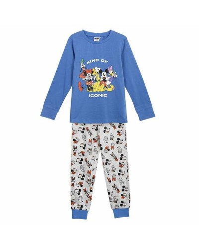 Pyjama Enfant Mickey Mouse Disney Coton - Tailles et Couleurs Assorties
