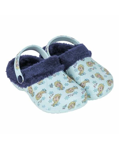 Zapatillas Frozen Azul Claro - Cálidas y Confortables - Talla [Insertar Talla]
