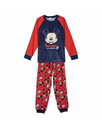 Micky Maus Pyjama Jungen Baumwolle - Disney Winter Warm
