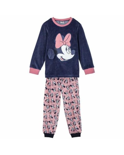 Pijama Niña Minnie Mouse Disney Algodón Manga Larga - [Talla]
