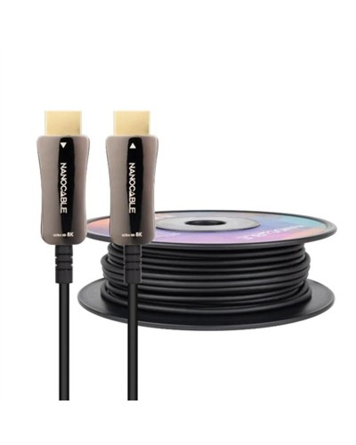 Kabel HDMI NANOCABLE 10.15.2160 60 m Svart 8K Ultra HD 48 Gbit/s
