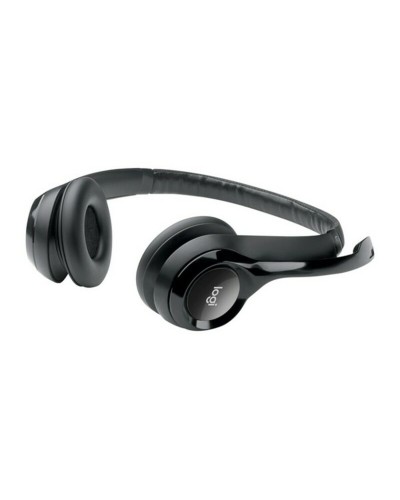 Headphones with Microphone Logitech 981-000406 Black