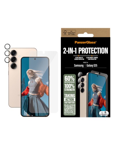 Schermbeschermer voor mobiel PanzerGlass Samsung S25