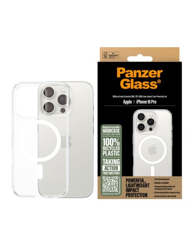 PanzerGlass Protezione Schermo iPhone 16 Pro - Resistente Graffi & Urti
