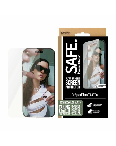 PanzerGlass Protezione Schermo iPhone 16 Pro Max - Resistente ai Graffi
