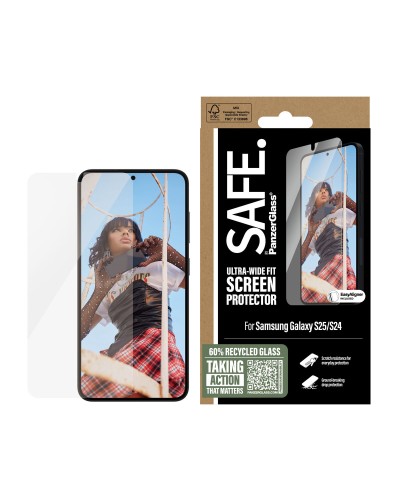 PanzerGlass Pellicola Protettiva Samsung S25/S24 - Resistente Graffi & Urti
