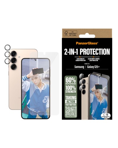 PanzerGlass Pellicola Protettiva Galaxy S25 Plus - Resistente Graffi e Urti
