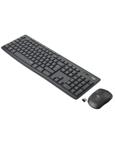 Logitech K280e Clavier QWERTY Espagnol - Design Ergonomique Graphite
