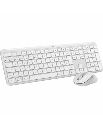 Logitech Kabellose Tastatur und Maus 920-012596 Weiß Spanisches QWERTY-Layout
