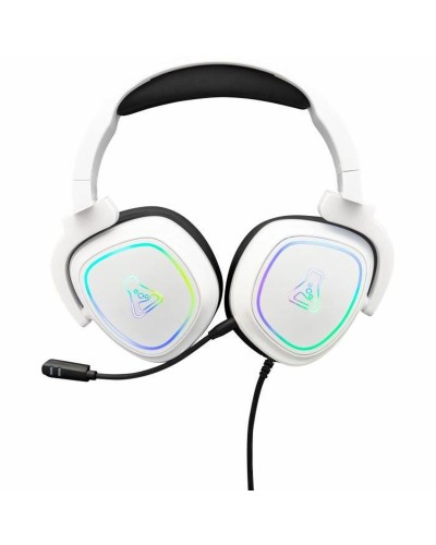 The G-Lab Korp Oxygen Écouteurs Gaming - Blanc - Micro & LED
