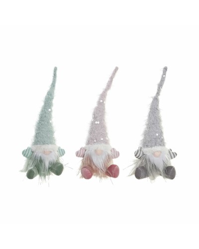 Estatua Decorativa DKD Home Decor: Set de 3 Elefantes de Poliéster (14 x 13 x 35 cm)
