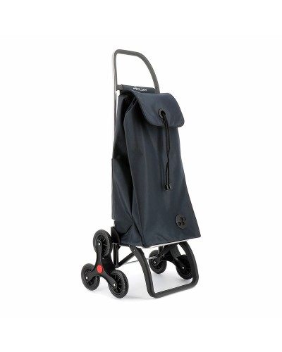 Carrello della spesa Rolser pieghevole in alluminio e tessuto, con 4 ruote e 2 borse