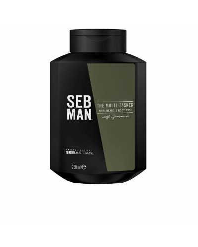 Seb Man The Multitasker Shampoo 250ml - Hair & Body for Men
