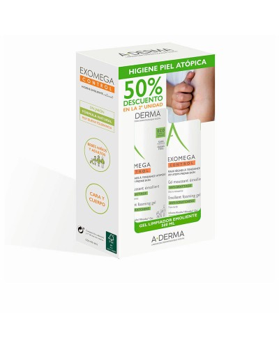 A-Derma Exomega Control - Gel Limpiador Emoliente 500ml (2uds) - Pieles Atópicas
