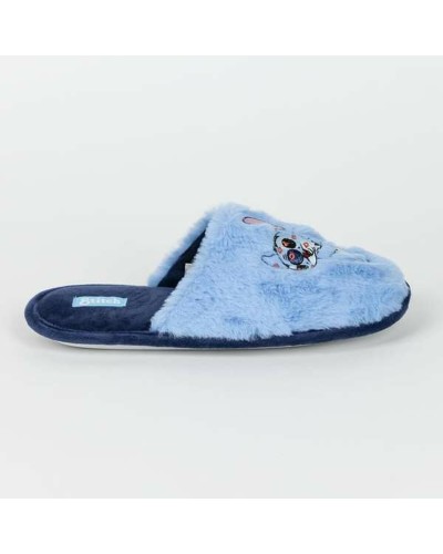 House Slippers Stitch Blue