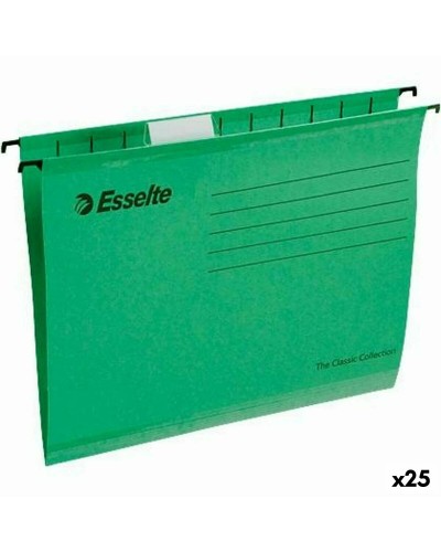 Esselte Pendaflex Chemises Suspendues A4 Vert - Lot de 25 - Archivage Bureau
