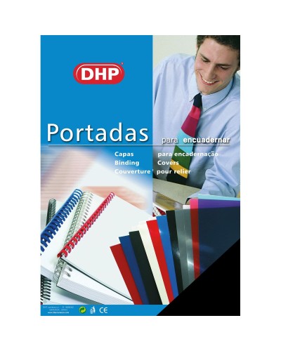 Sidontakannet DHP Musta A4 polypropeeni 100 Kappaletta