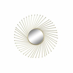 Miroir mural DKD Home Decor Doré, Cristal, 84 x 84 cm, Style moderne
