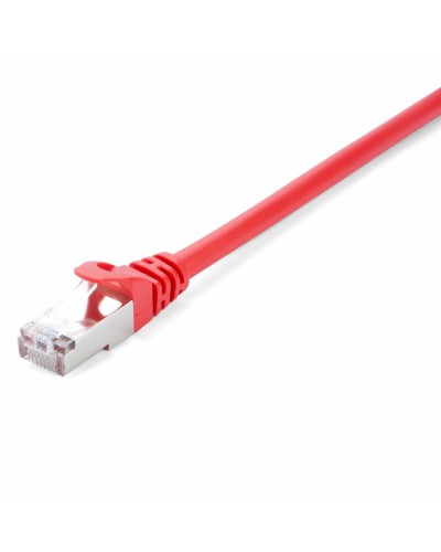 V7 Cable de Red Cat6 STP Rígido 10m Rojo - Alta Velocidad para PC y Servidor

