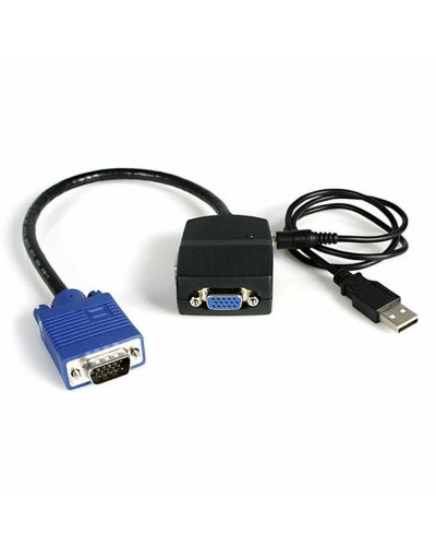 StarTech.com 2-Port VGA Umschalter - Manueller VGA Switch Schwarz
