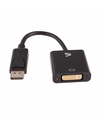 V7 Adattatore DisplayPort a DVI Nero - Converte Segnale Video PC/Laptop
