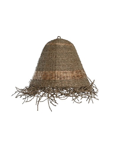 Abat-jour DKD Home Decor Herbe Marine 56x56x52cm Bohème Naturel

