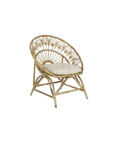 Tuinstoel DKD Home Decor Wit Bruin 75 x 50 x 90 cm 80 x 66 x 89 cm 84 x 70 x 90 cm